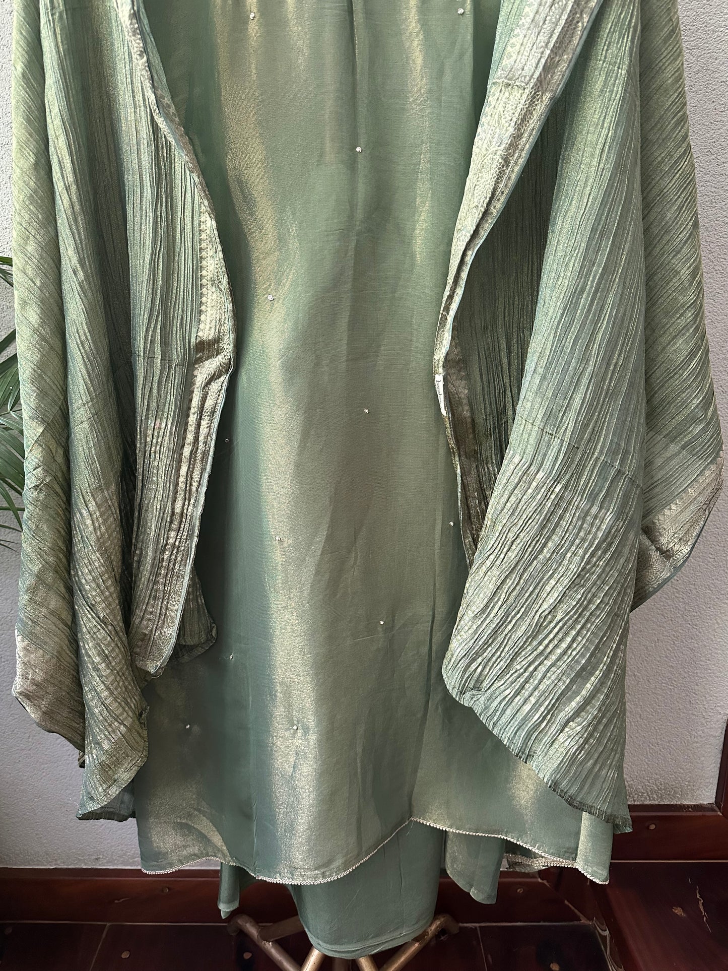 HEMA MALINI SEMI STITCHED SUIT SET