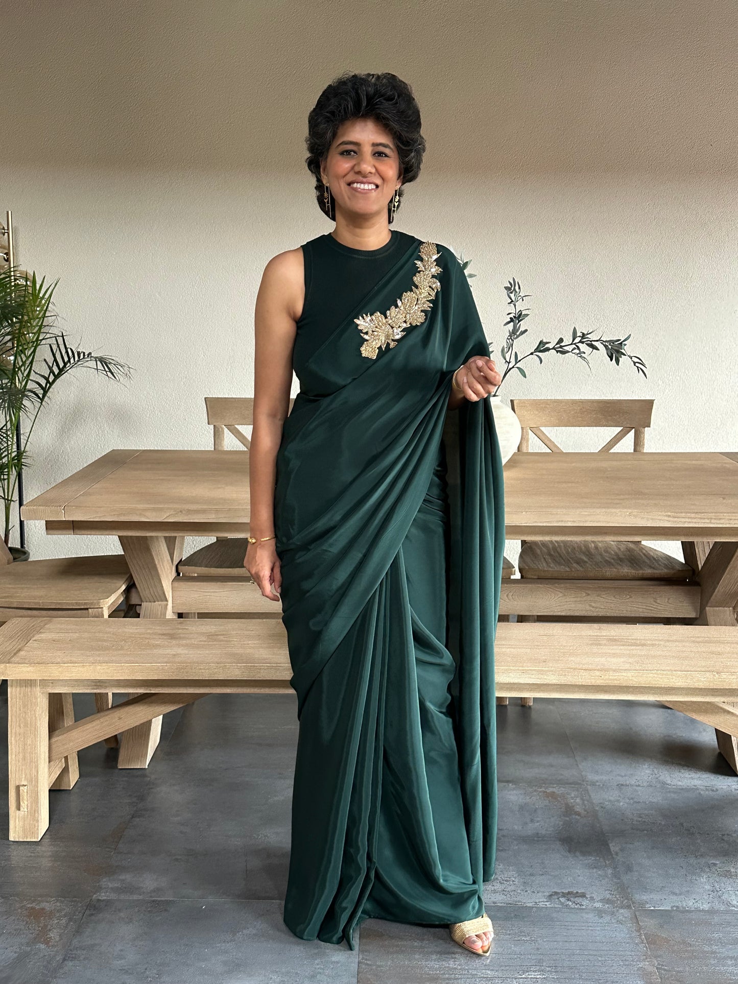 THIS TOO SHALL PASS BROOCH SARI