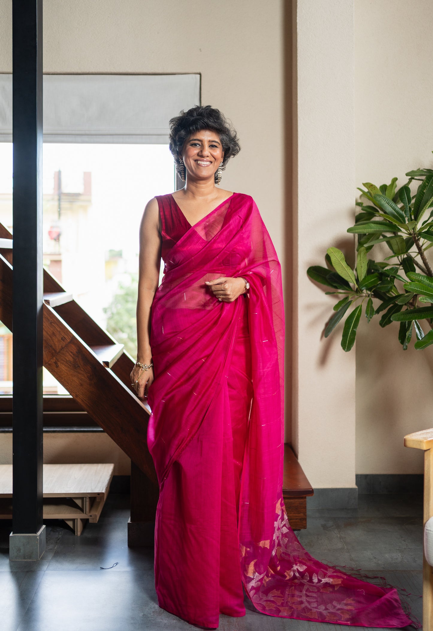 JUHI SILK SARI