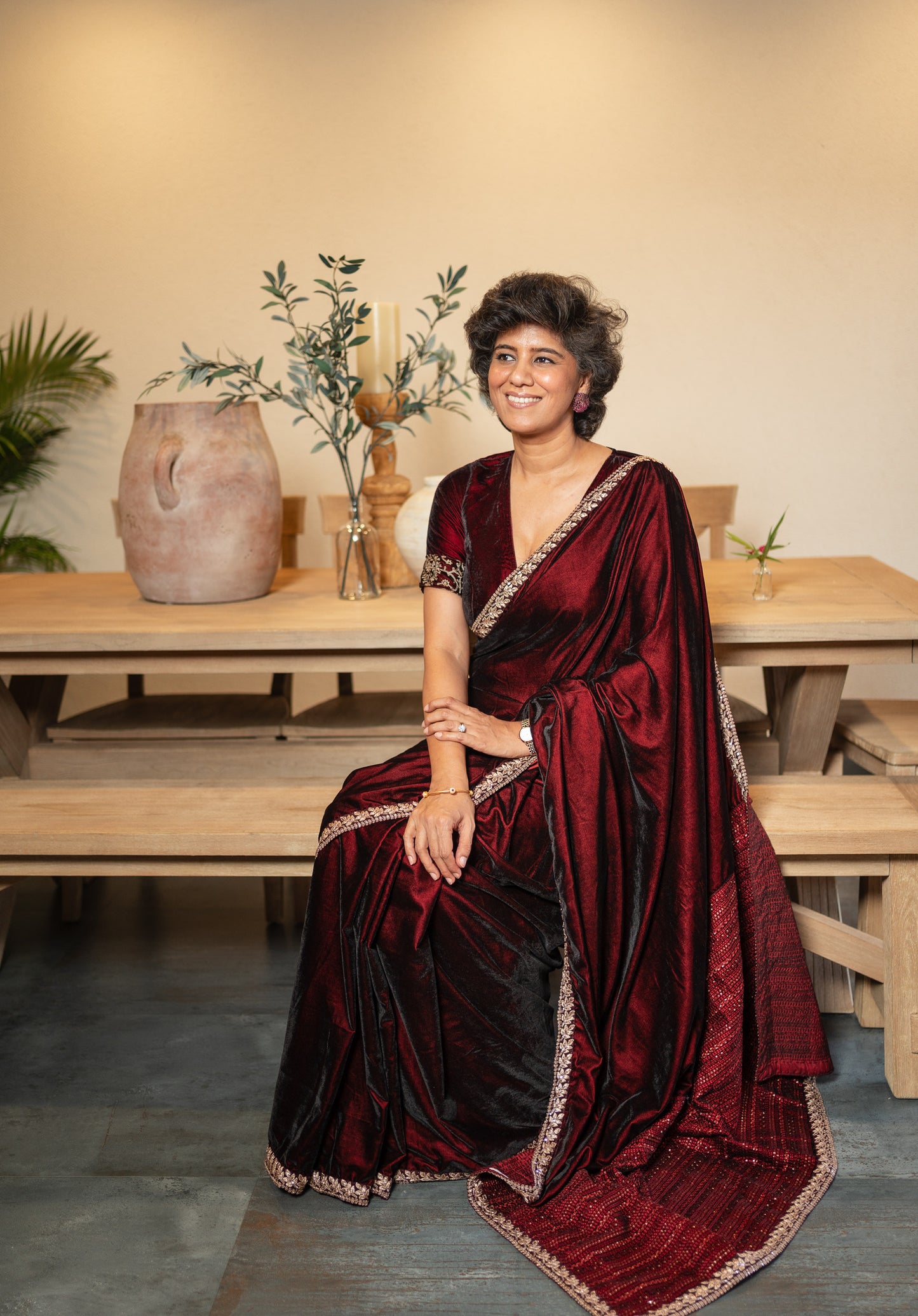 PARIKSHIT VELVET SARI