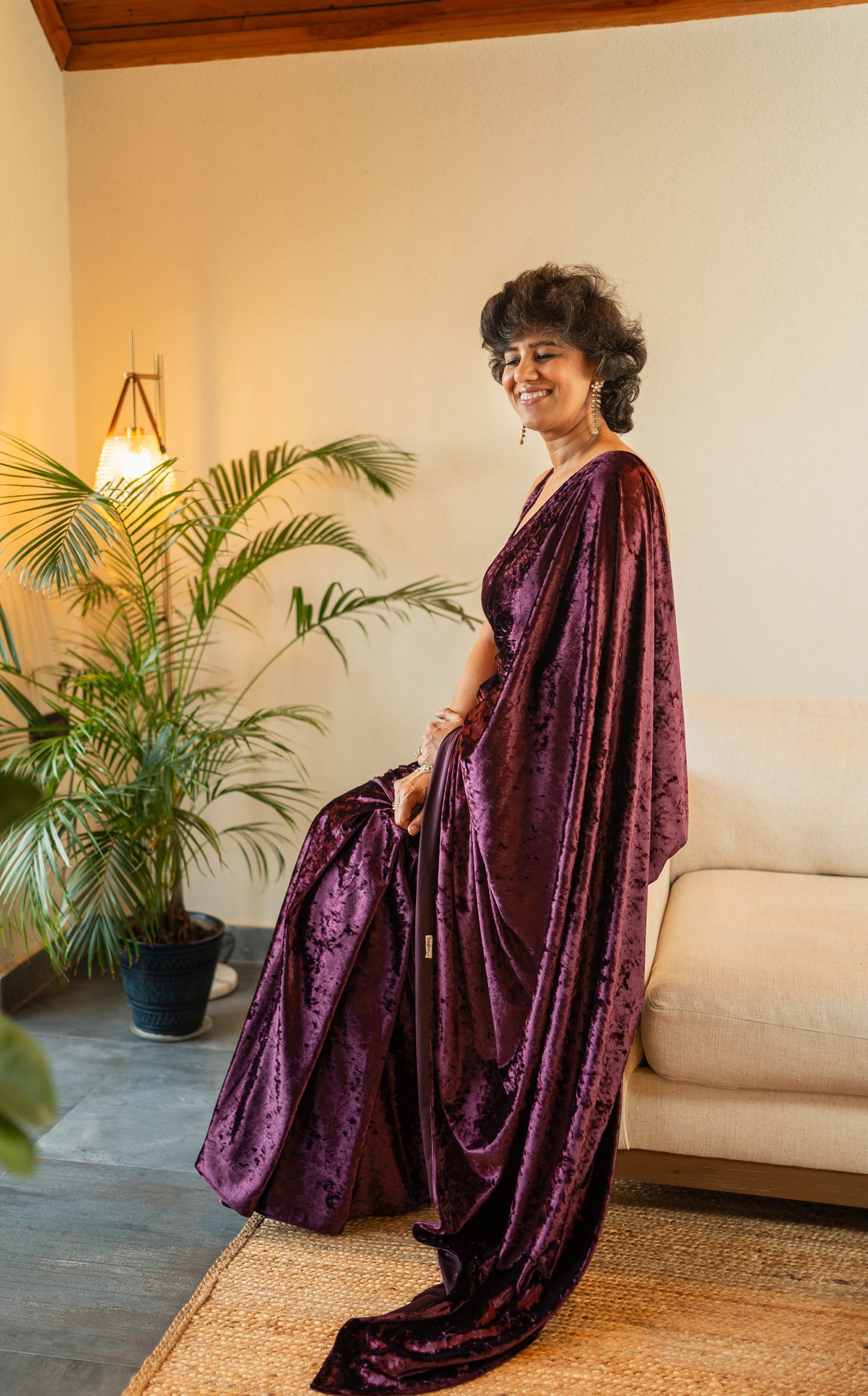 GULSHAN VELVET SARI