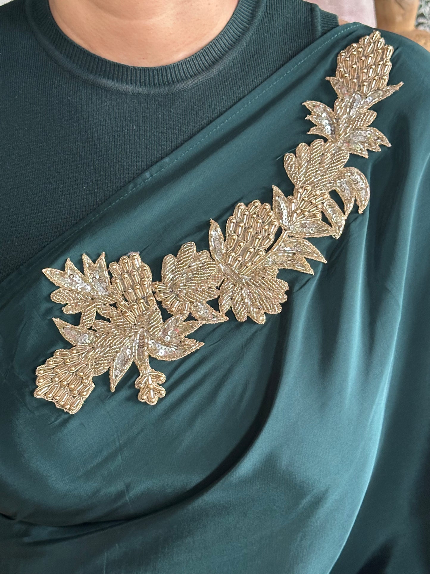 THIS TOO SHALL PASS BROOCH SARI
