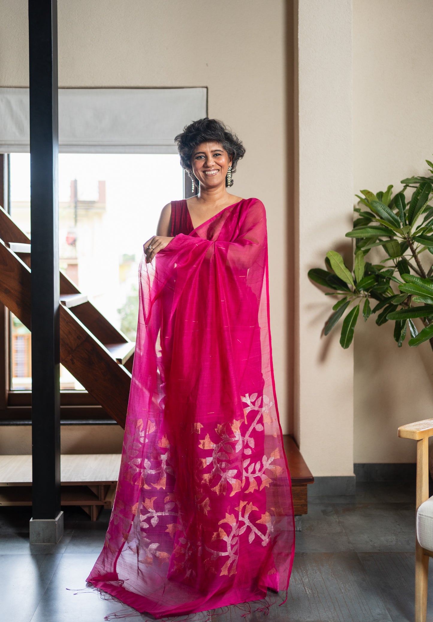 JUHI SILK SARI