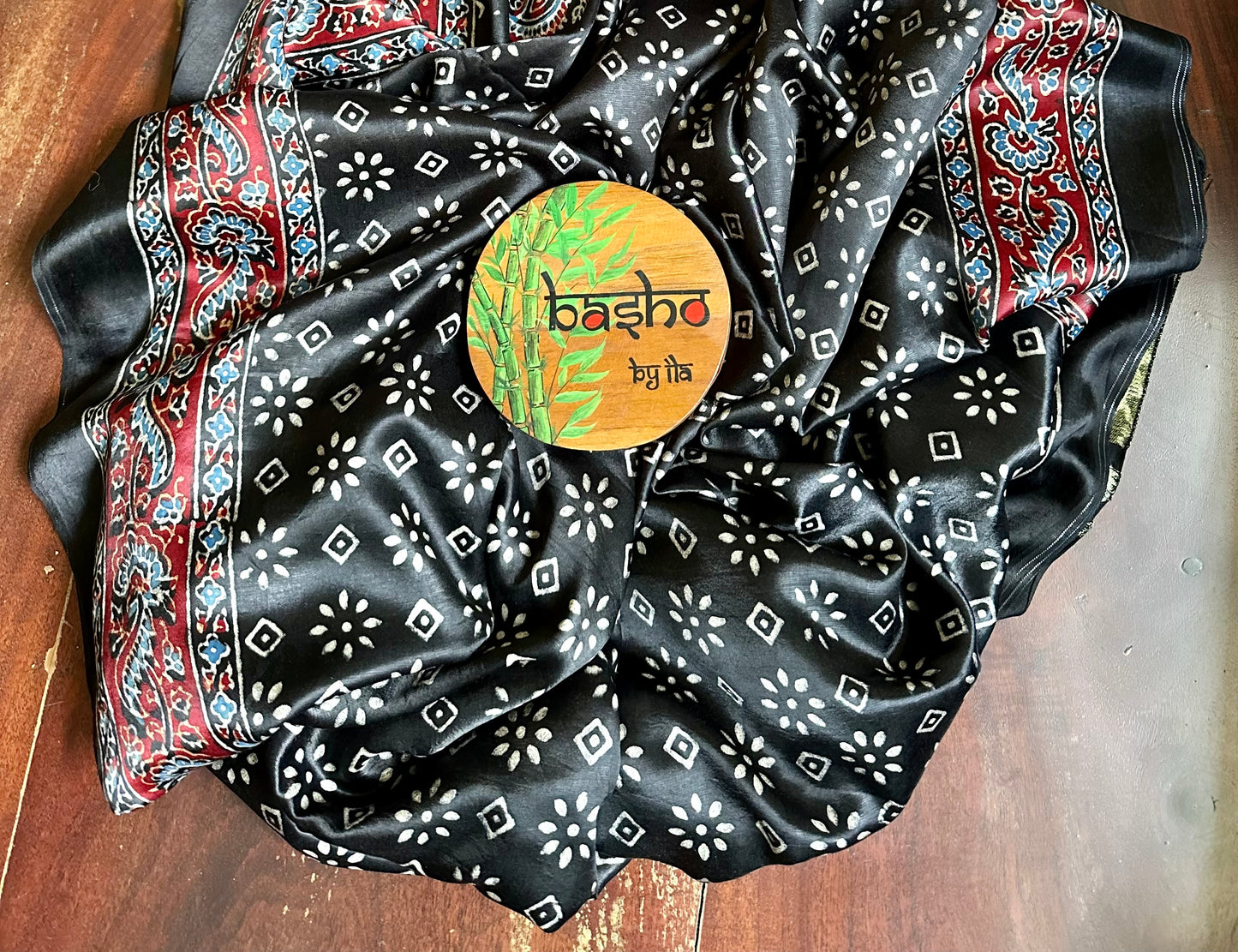 KATYANI PEETH AJRAKH MODAL SARI