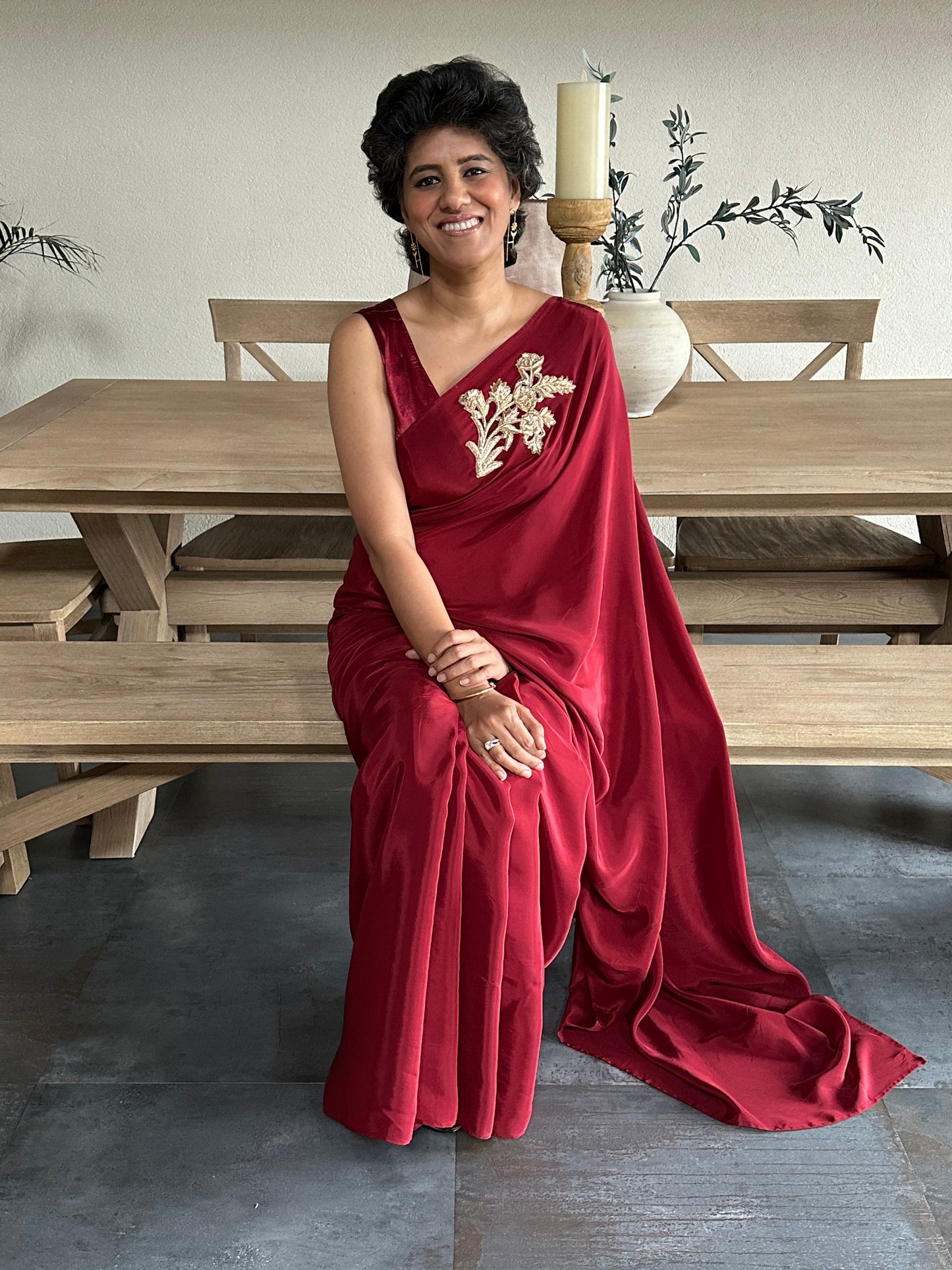 MAKE LIFE SIMPLE BROOCH SARI