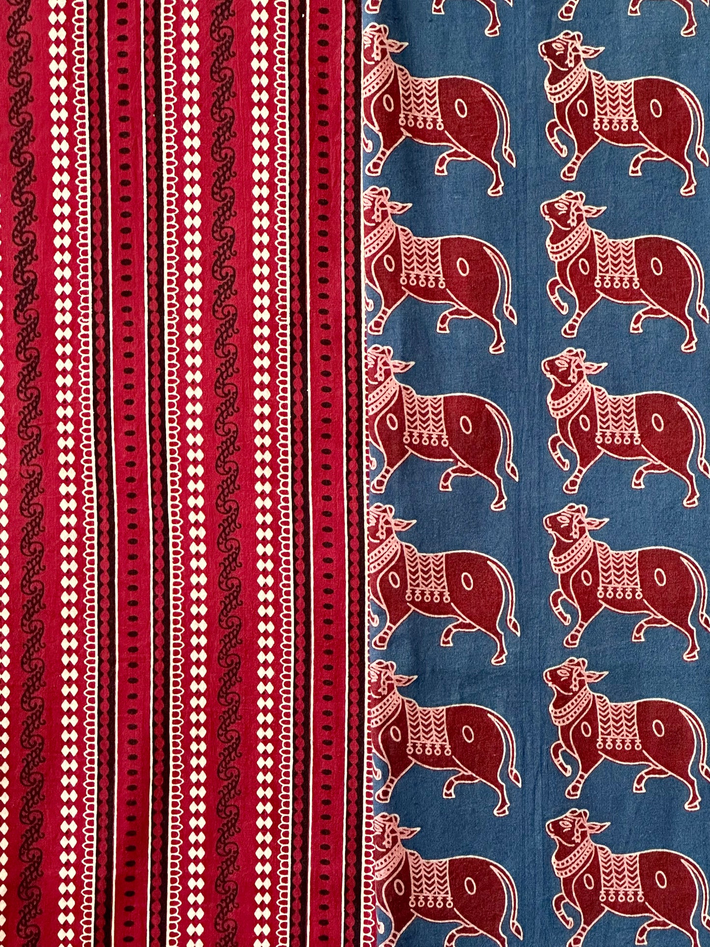NANDIKARA COTTON SUIT (COTTON DUPATTA)