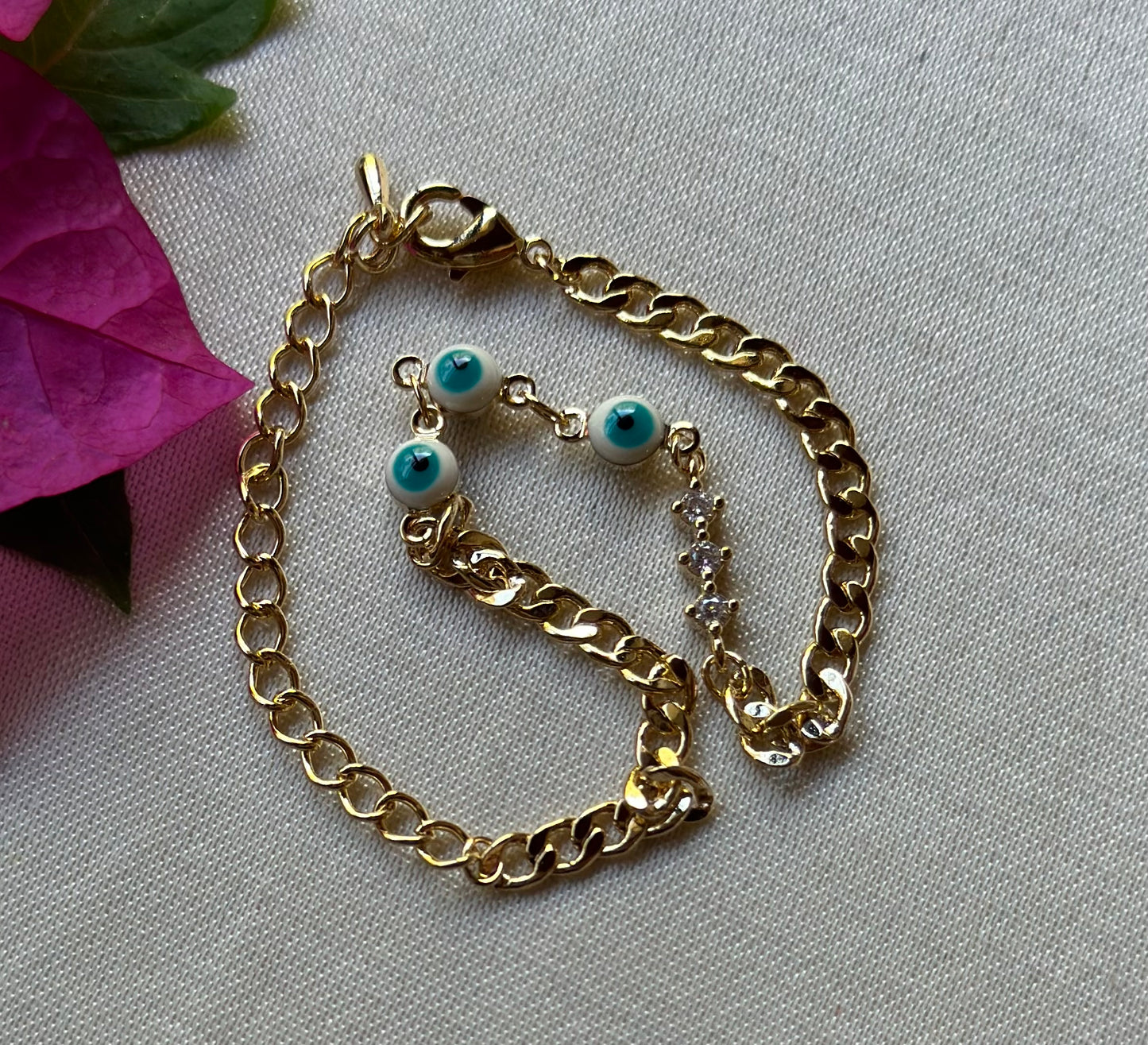 EVIL EYE CHAIN BRACELET