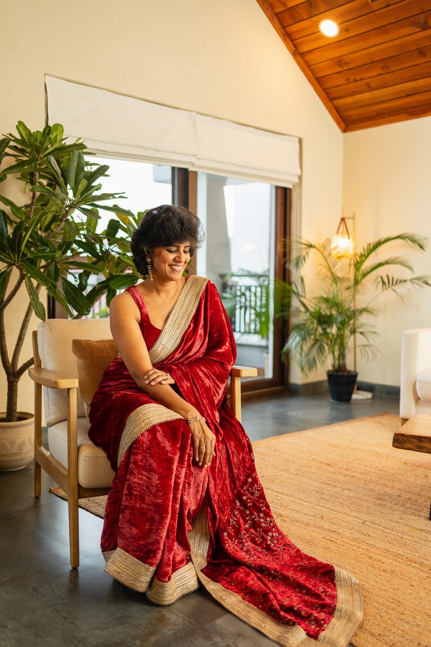 RUPMATI VELVET SARI