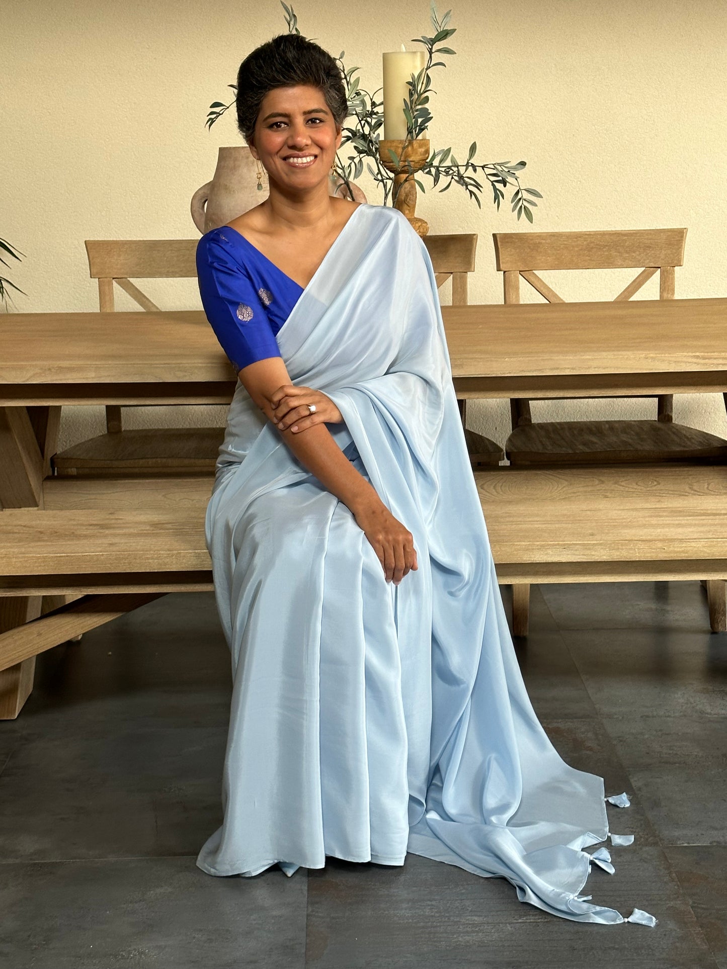 ICE BLUE SARI