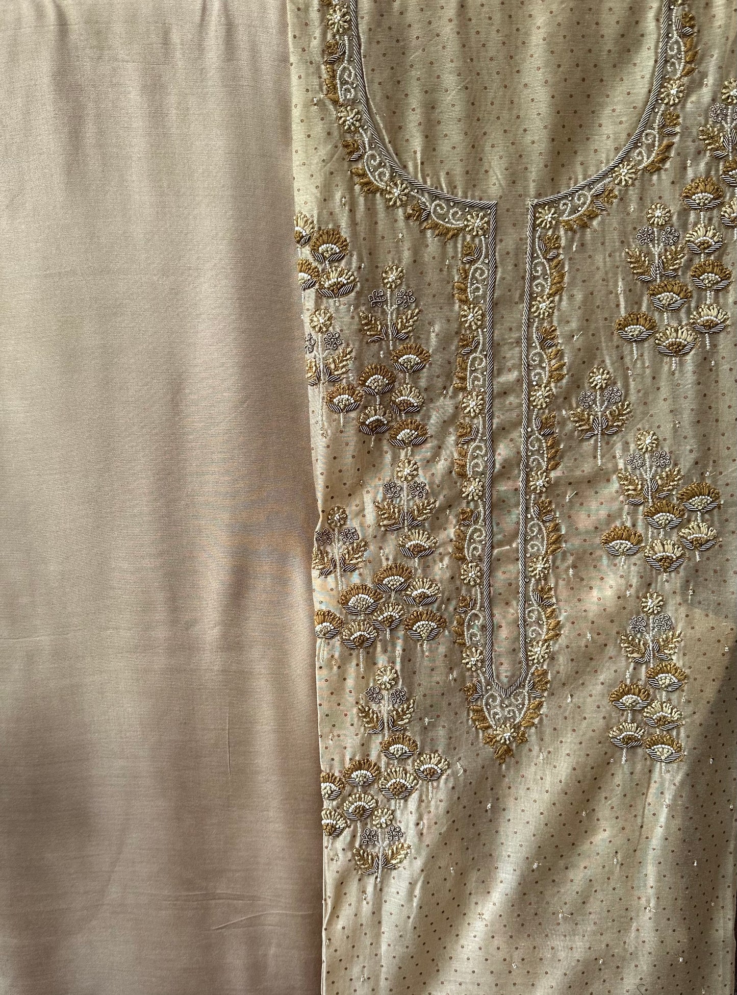 CHANDA CHANDERI SILK SUIT