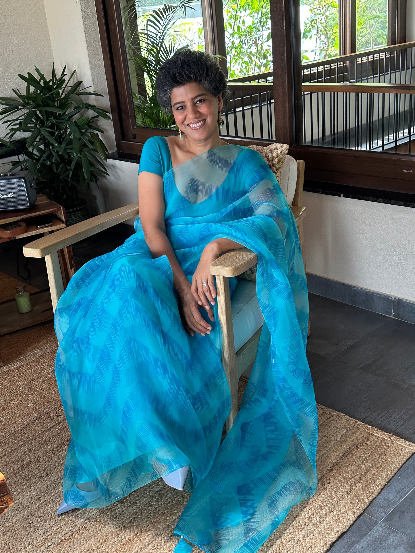 SUNITI DEVI SILK ORGANZA SAREE