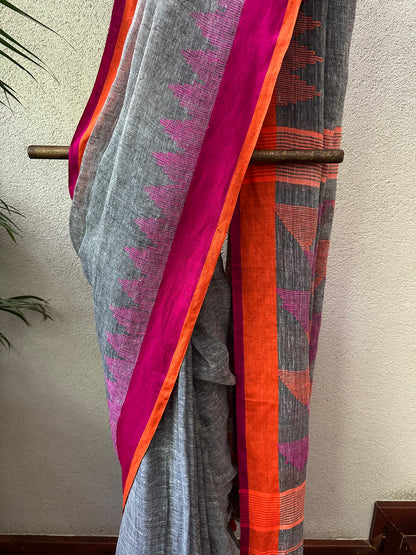 REEMA 6  LINEN  SARI