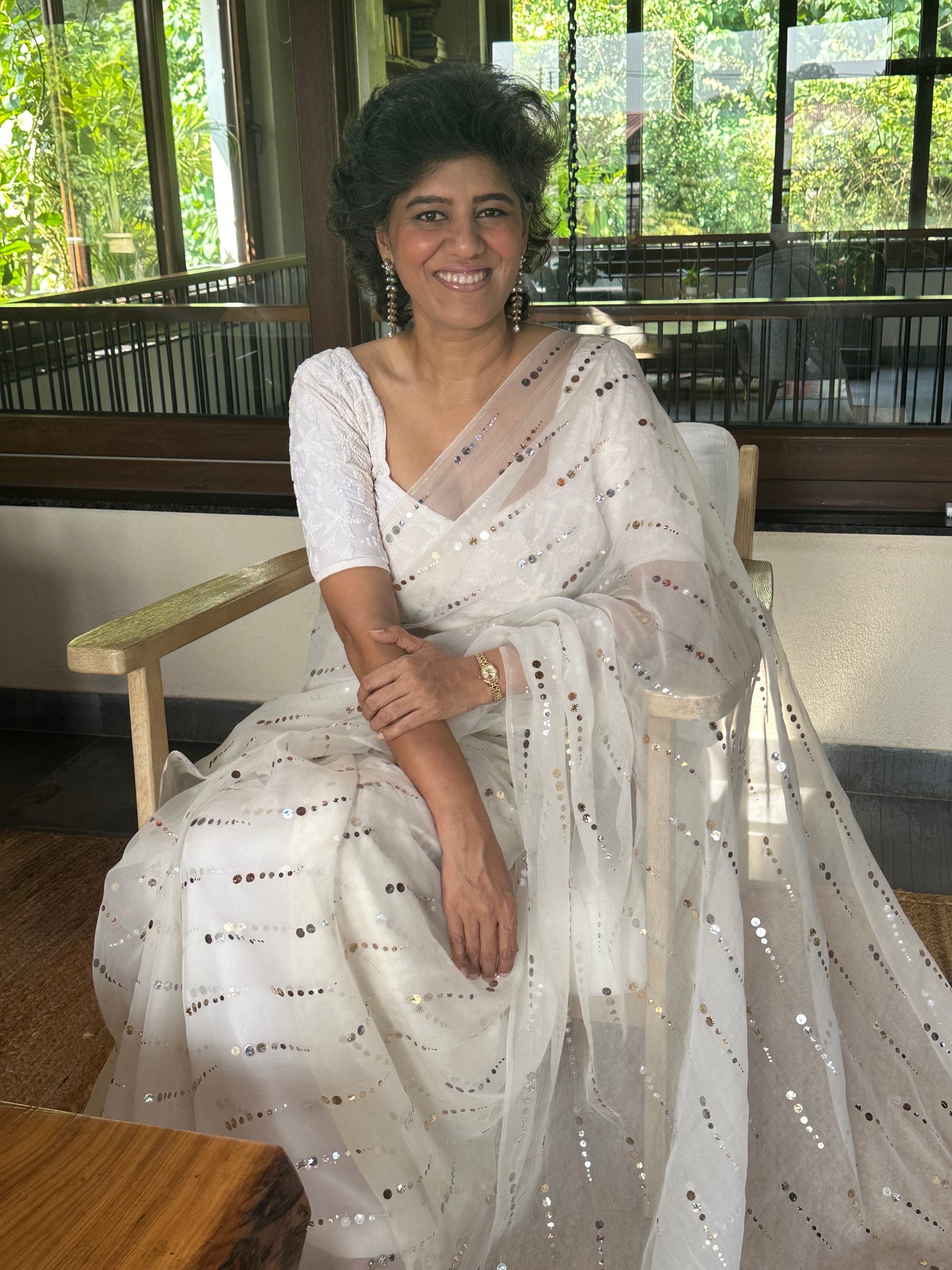 NEETA RANI  SILK ORGANZA SAREE