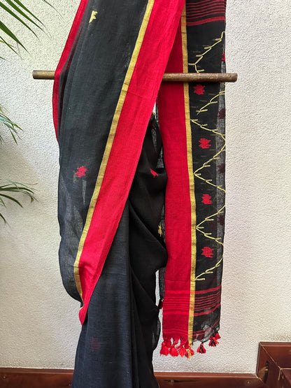 PARO 1  LINEN  SARI