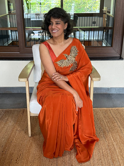 INSPIRE - CINNAMON BROOCH SARI