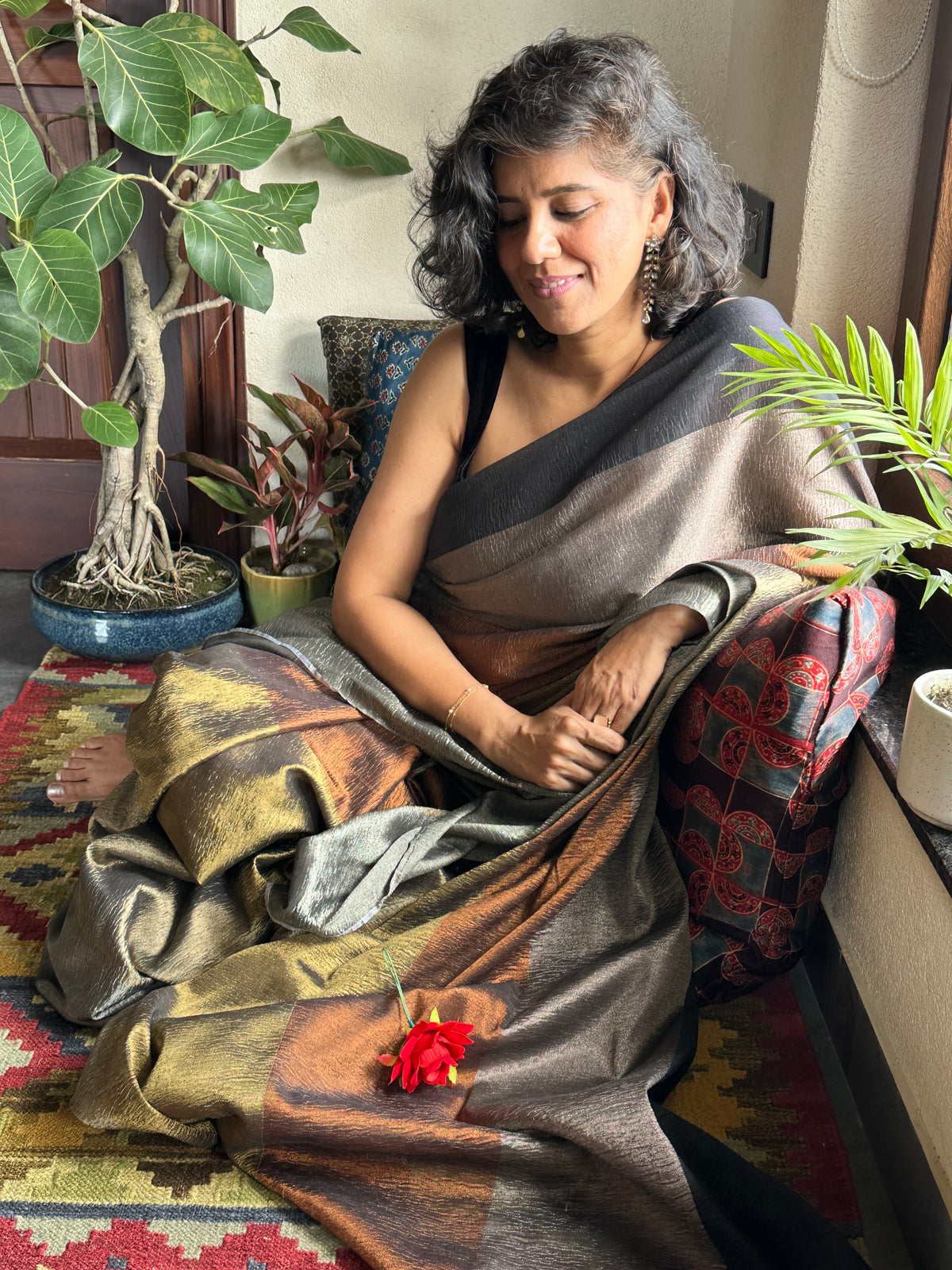 CHANDRKALA  TISSUE SARI