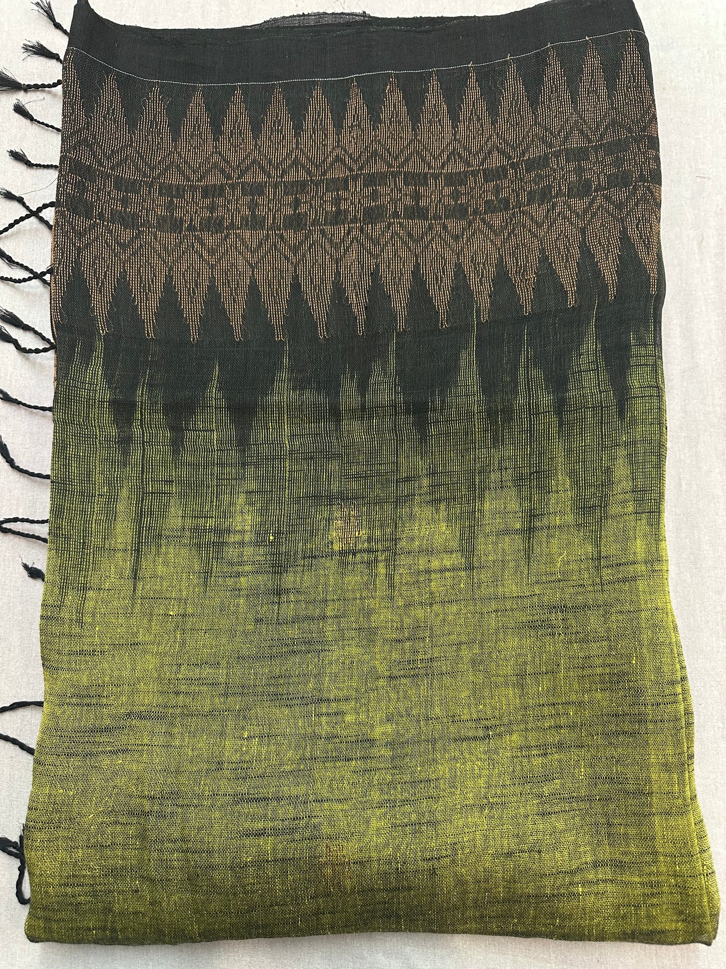 HANDLOOM LINEN FLOWER SARI 3800 / 4600 / 4800