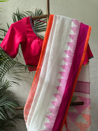 REEMA 1  LINEN  SARI