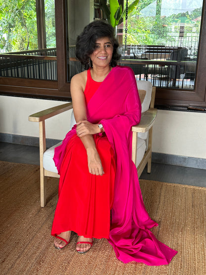 ROCK AND BLOOM SAREE