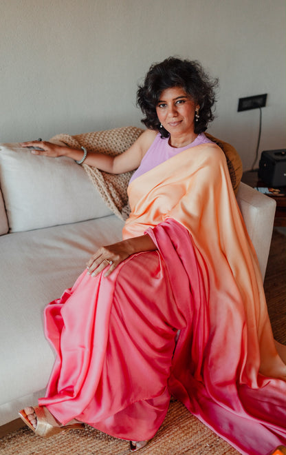 VANDANA  SHADED  MODAL  SARI