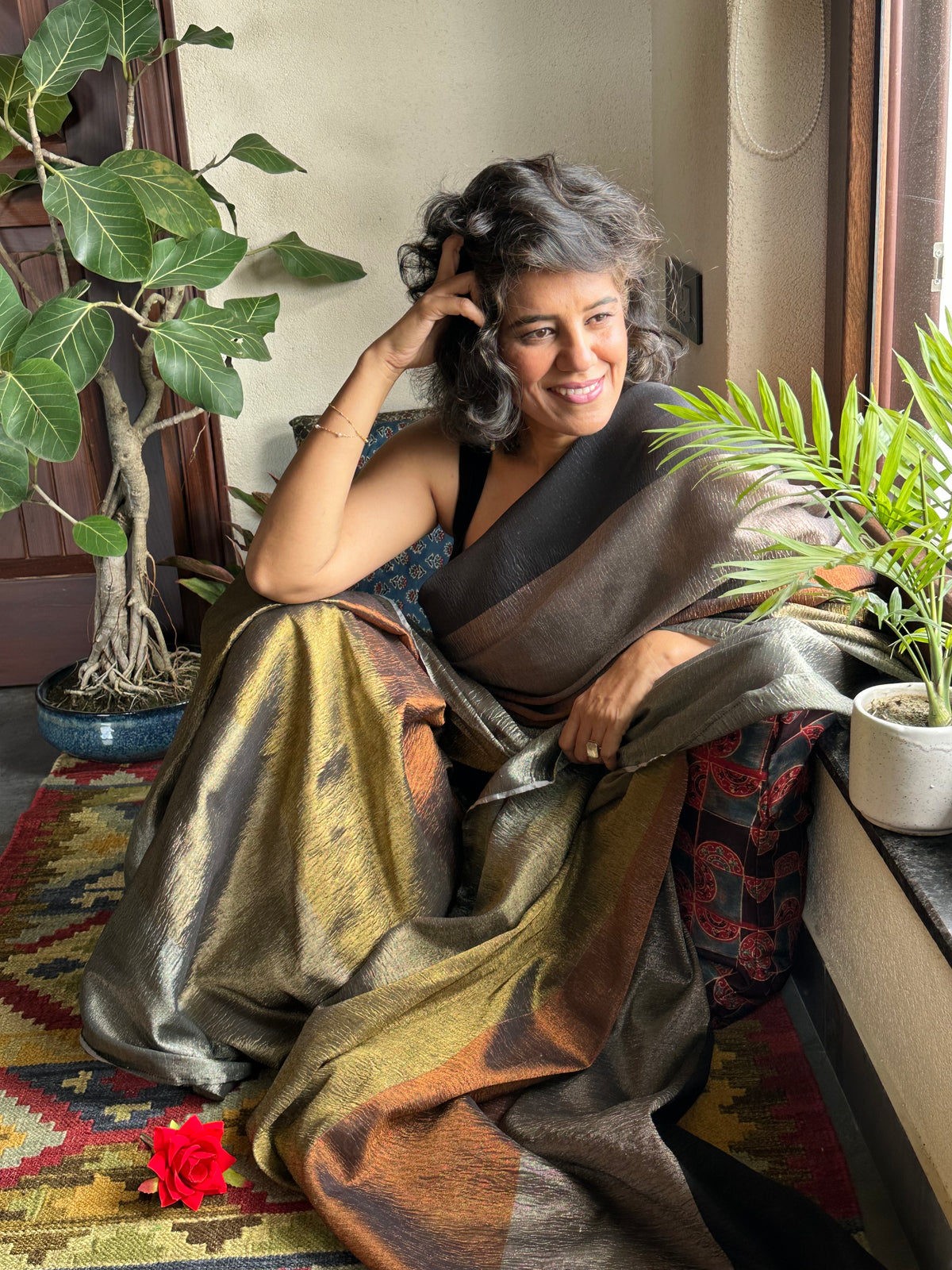 CHANDRKALA  TISSUE SARI