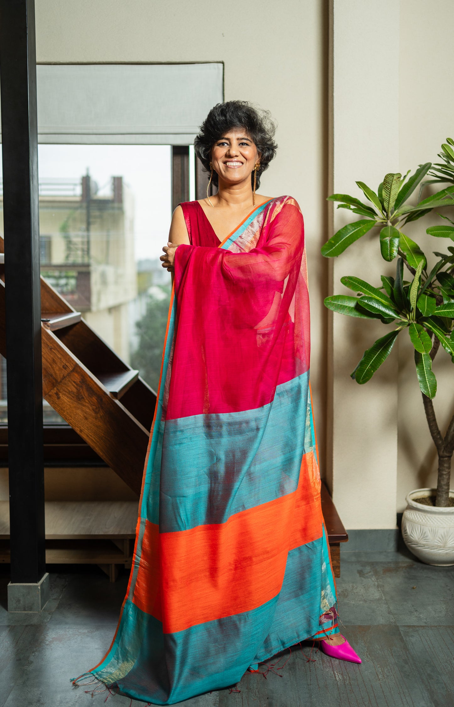 AKSHRA  SILK  SARI