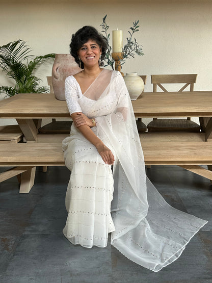 KHUSHBU RANI SILK ORGANZA SAREE