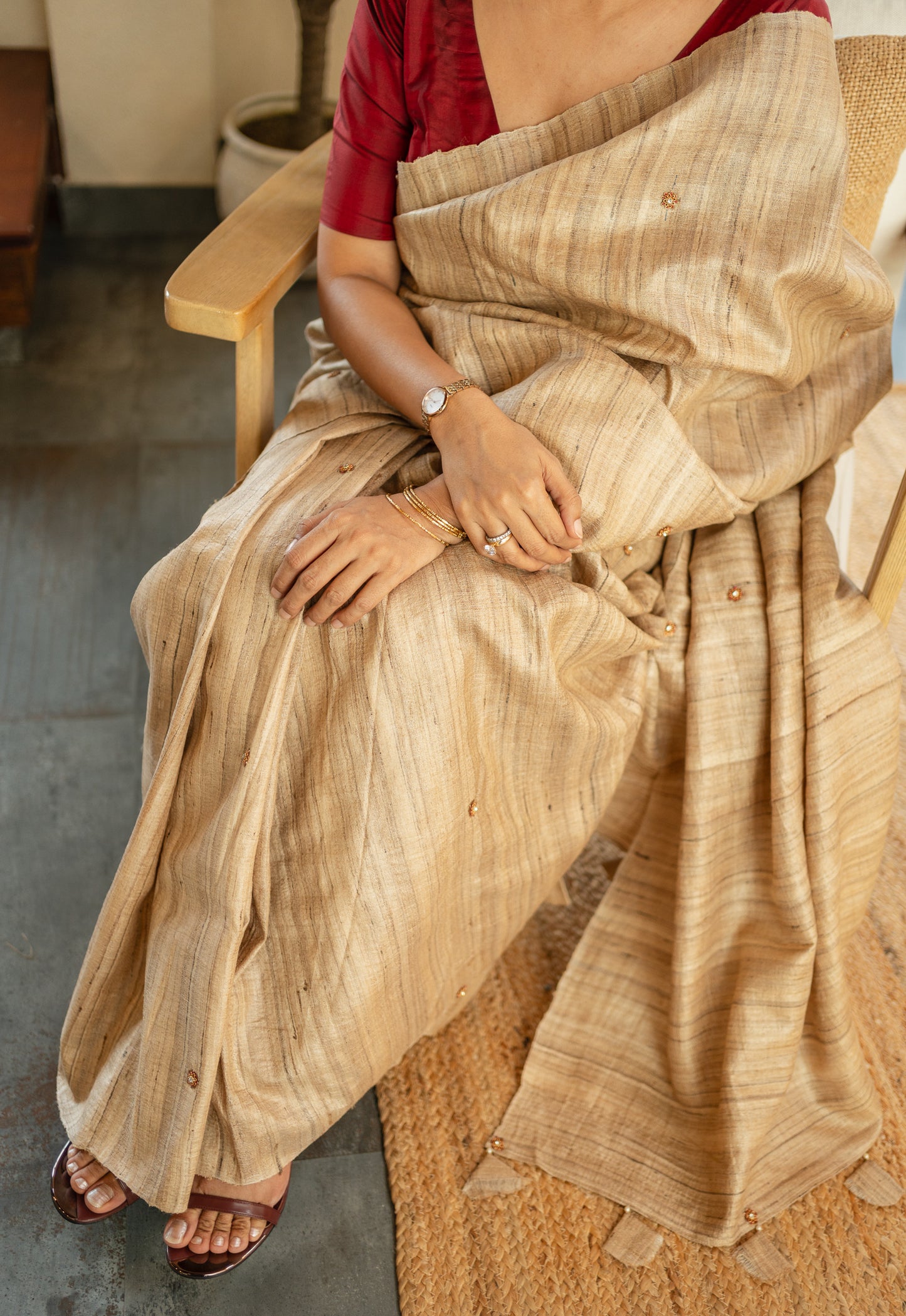 KHOOBSURAT  SILK  SARI