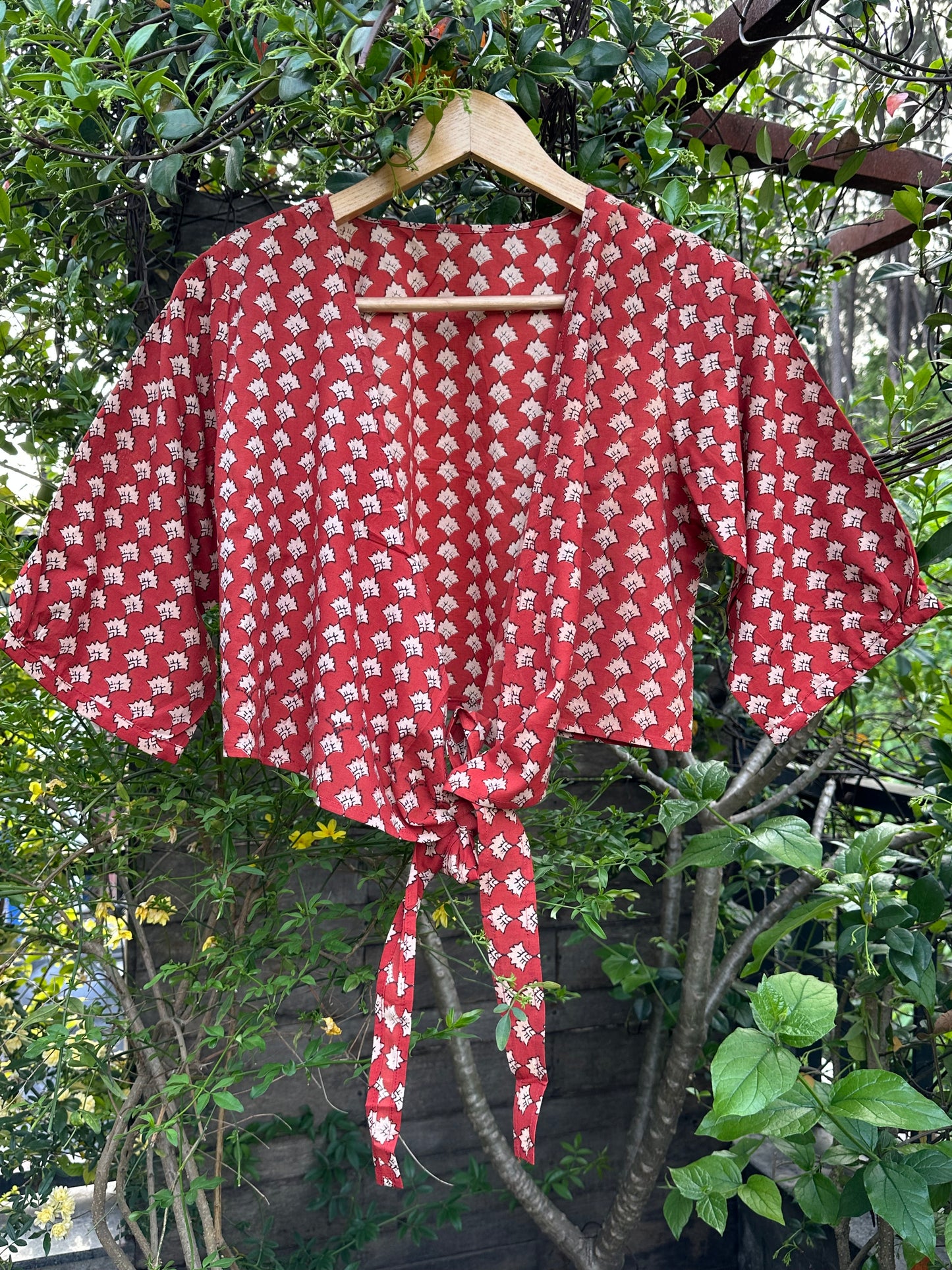 MAULIKA COTTON BLOUSE
