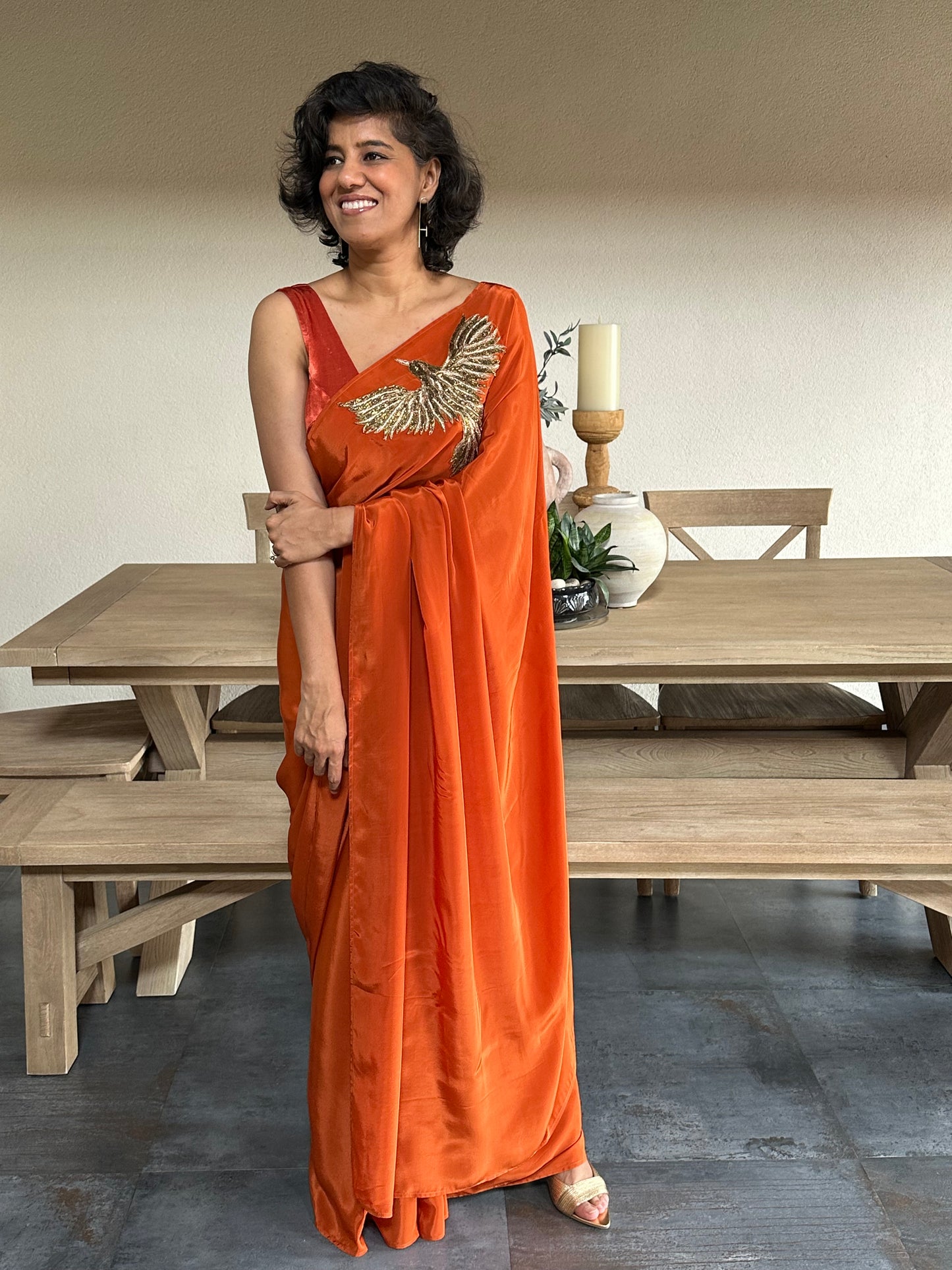 INSPIRE - CINNAMON BROOCH SARI