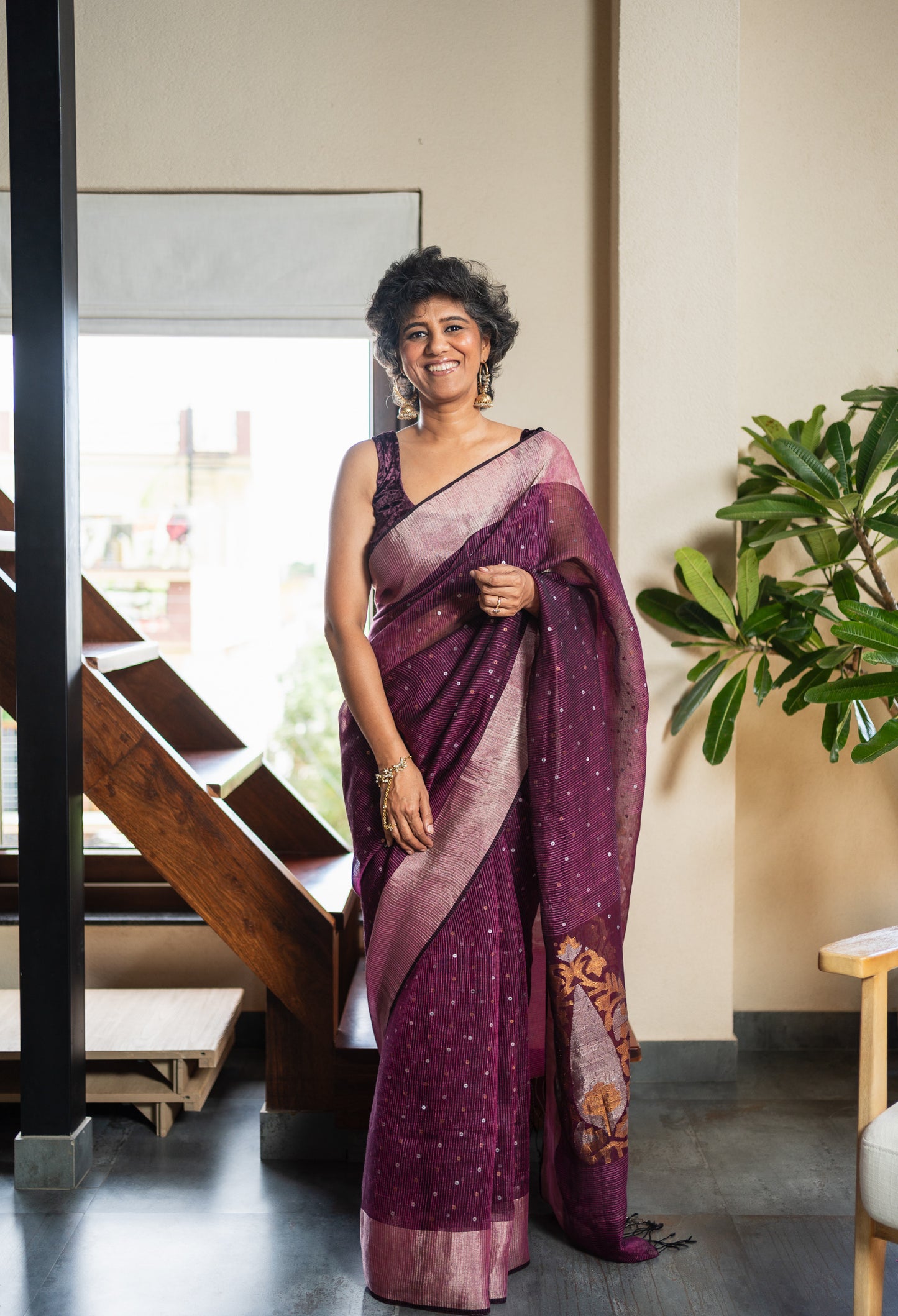 KIRAN  SILK  SARI
