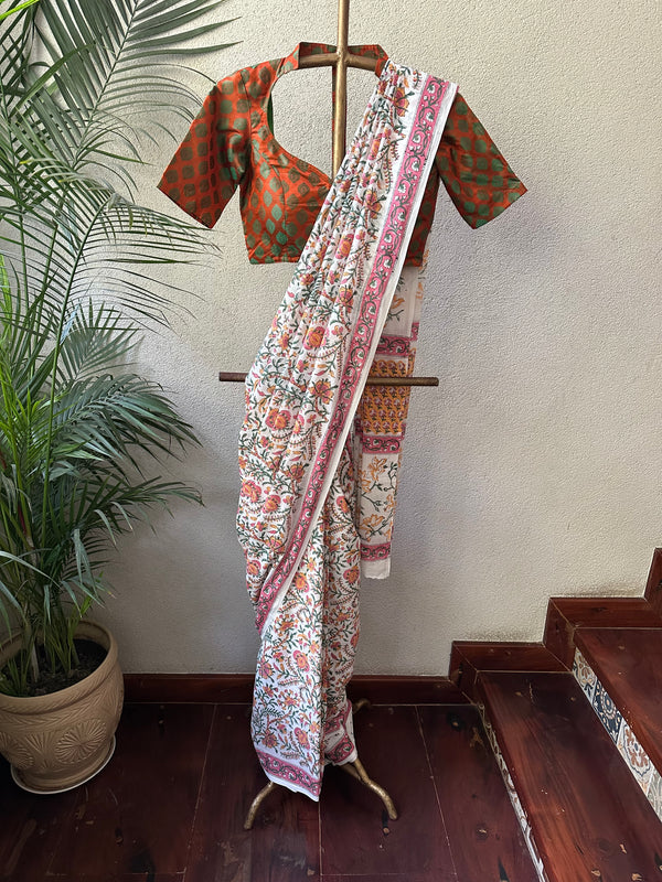 SHUBHRIKA  COTTON  SARI