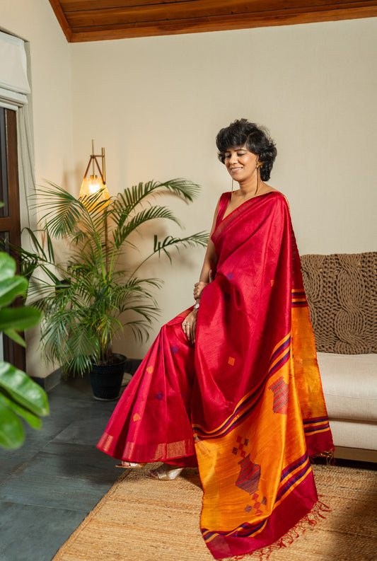 RADHA  SILK  SARI
