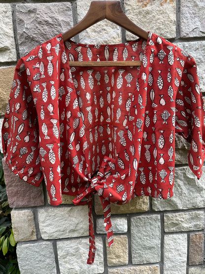 NAZARANA  COTTON  BLOUSE