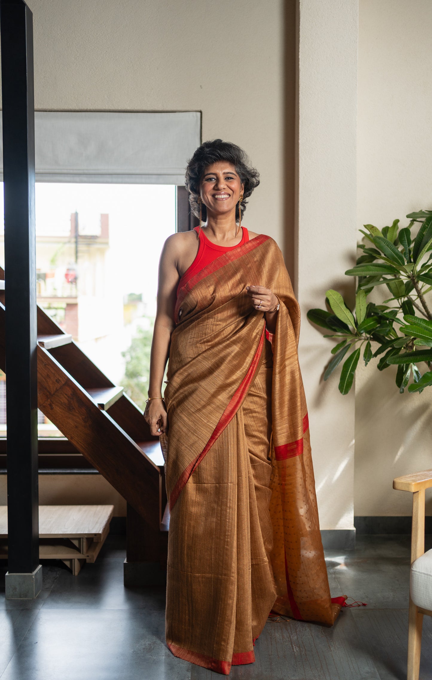 JANVI  SILK  SARI