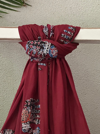 INDU  APPLIQUE  DUPATTA