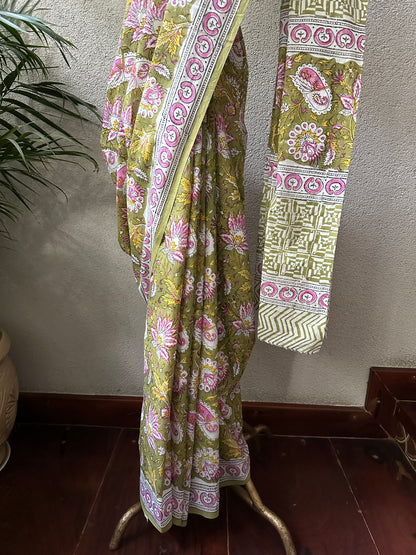 PRENA  COTTON  SARI