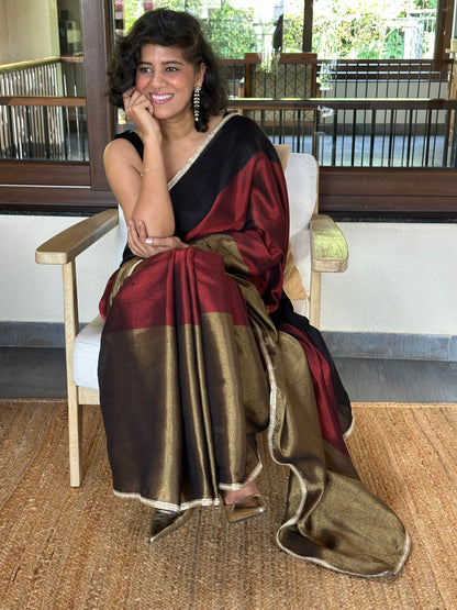 CHANDRAMA TISSUE COTTON SARI