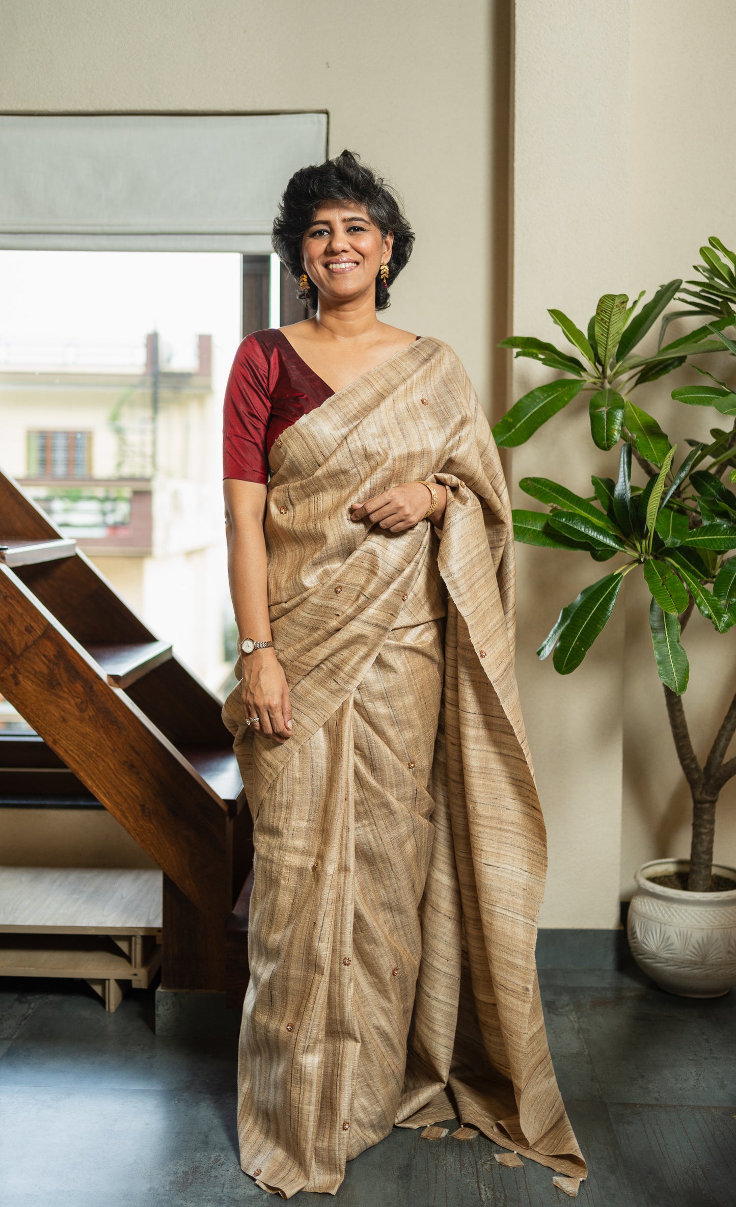 KHOOBSURAT  SILK  SARI