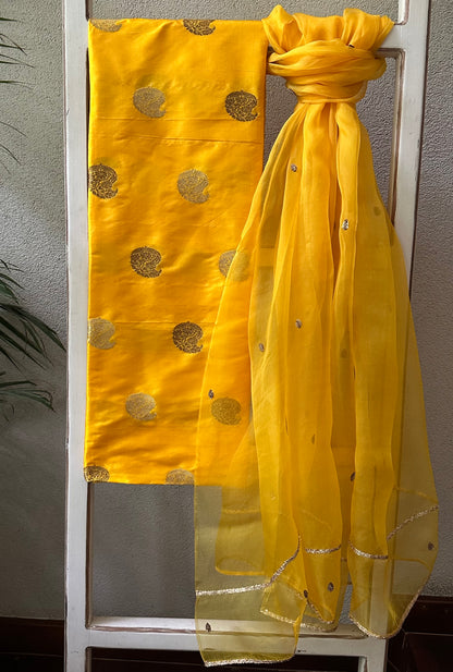 SINDHU 2 PIECE  SILK  SUIT  SET