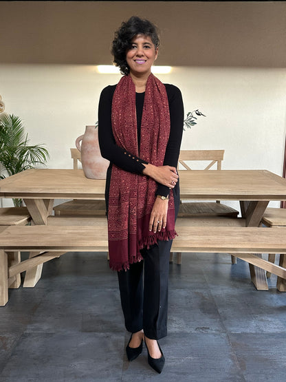 VIBHASU  COTTON  LINEN  STOLE