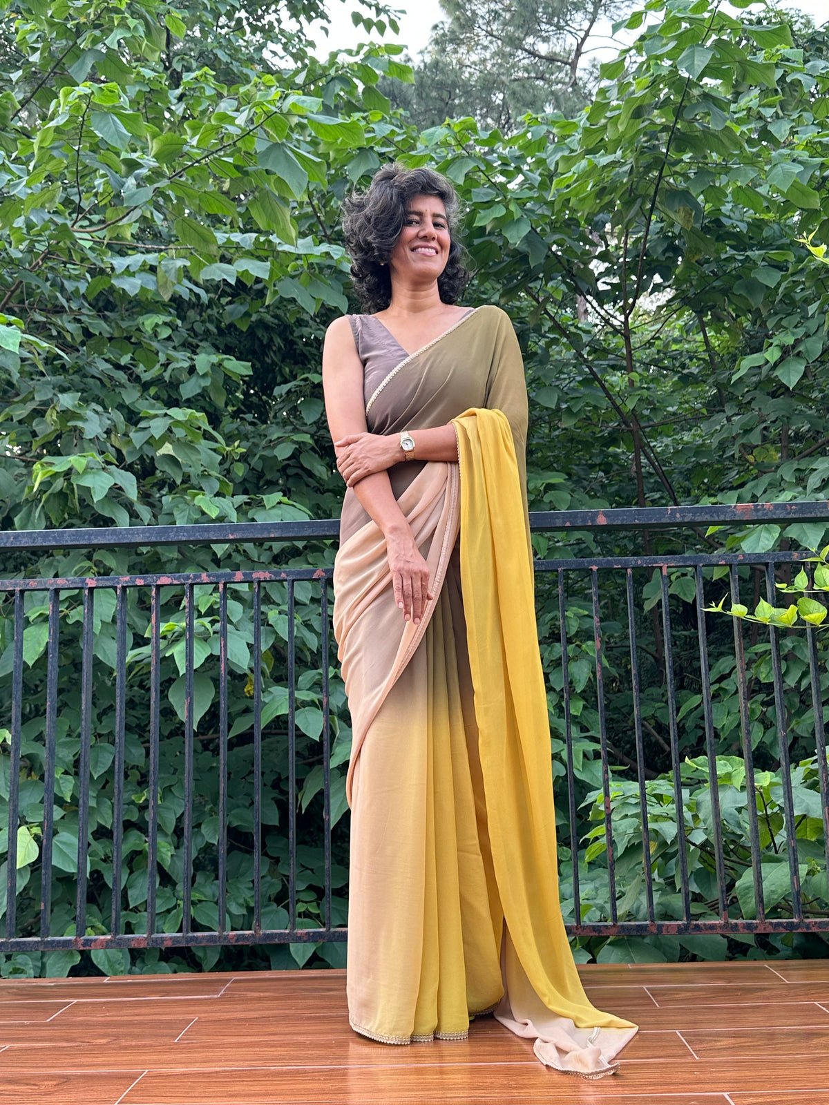 SMITHA GEORGETTE SARI