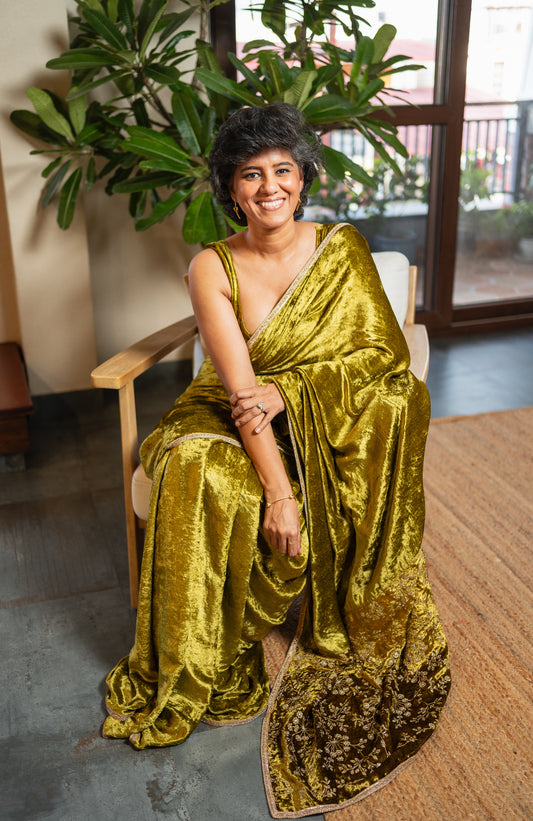NAKUL VELVET SARI