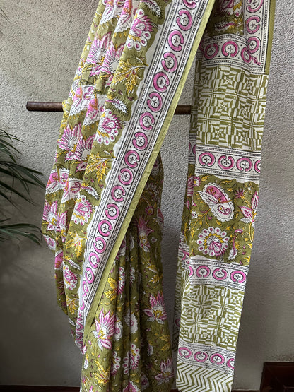 PRENA  COTTON  SARI