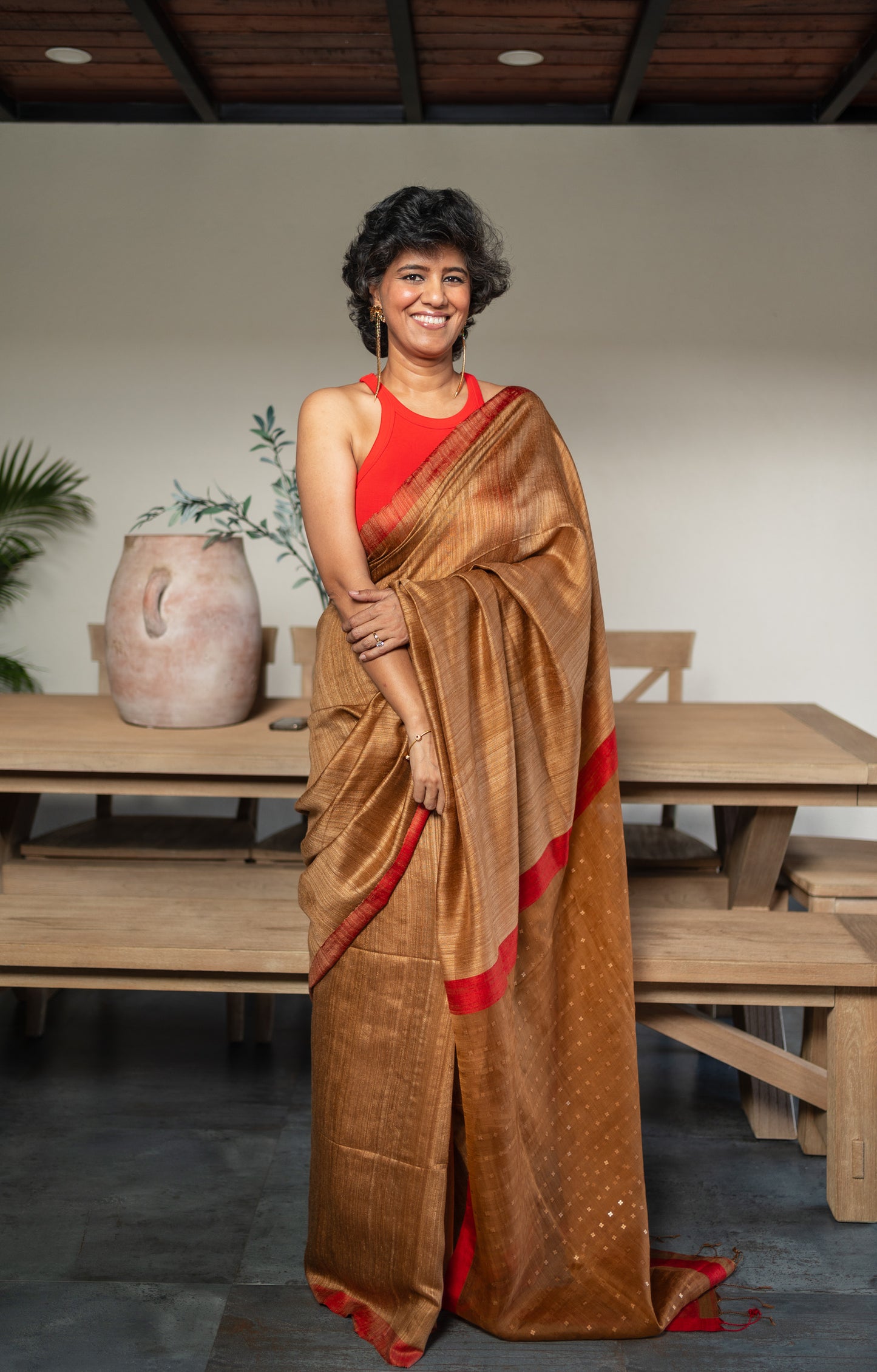 JANVI  SILK  SARI