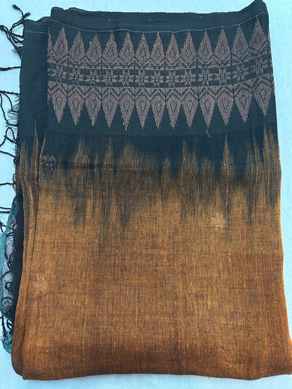 HANDLOOM LINEN FLOWER SARI 3800 / 4600 / 4800