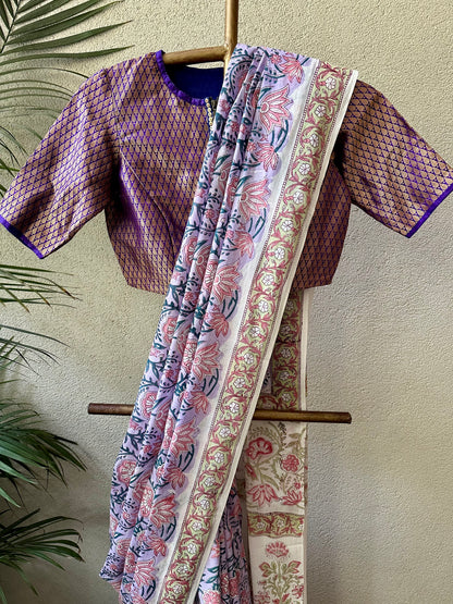 RAJNIGANDHA  COTTON  SARI