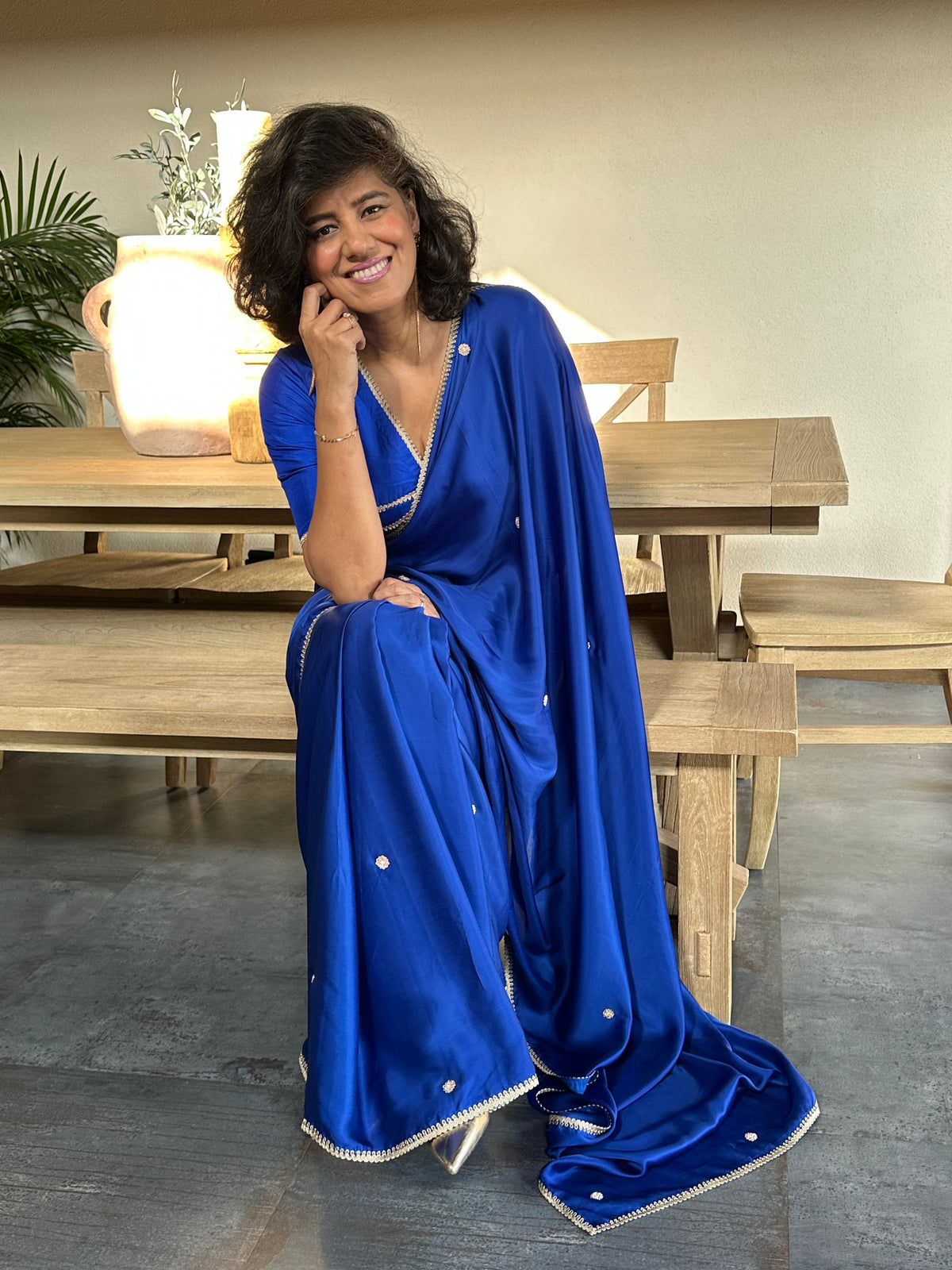 SANTOSH  BEMBERG MODAL SARI