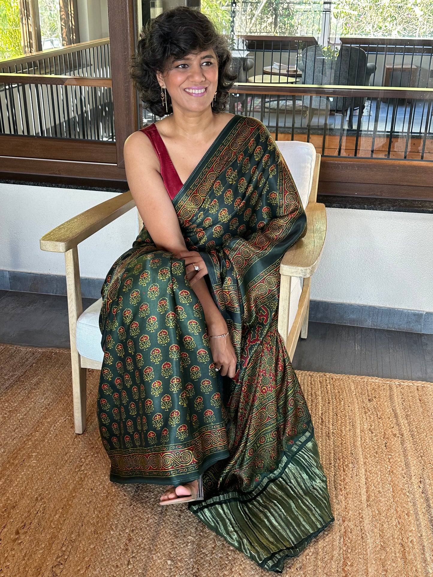 NIDHIVAN AJRAKH MODAL SARI