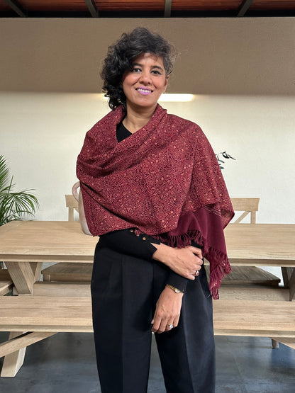 VIBHASU  COTTON  LINEN  STOLE